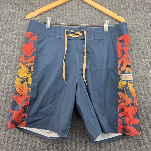 Howler Brothers Other - Howler‎ Brothers HB Chargers Board Shorts Mens 33 Blue Tropical Floral
